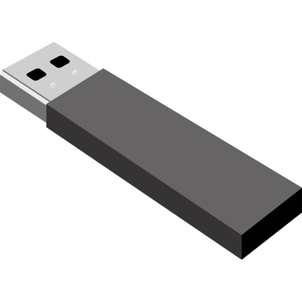 ビジネス USBメモリ（グレー）（カラー）