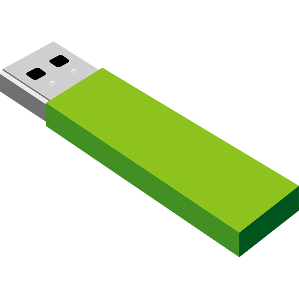 ビジネス USBメモリ（緑）（カラー）