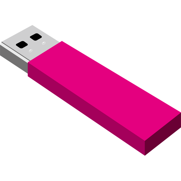 ビジネス USBメモリ（ピンク）（カラー）