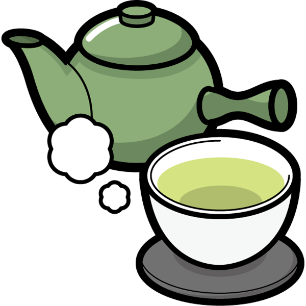 食品 緑茶（急須）（カラー）