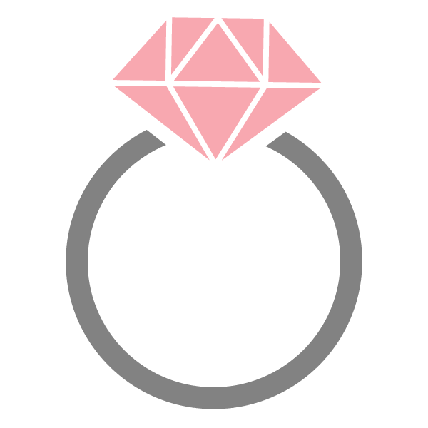 ピンクの指輪